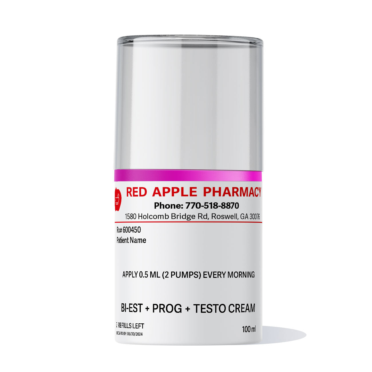 Bi-Est + Progesterone + Testosterone Cream