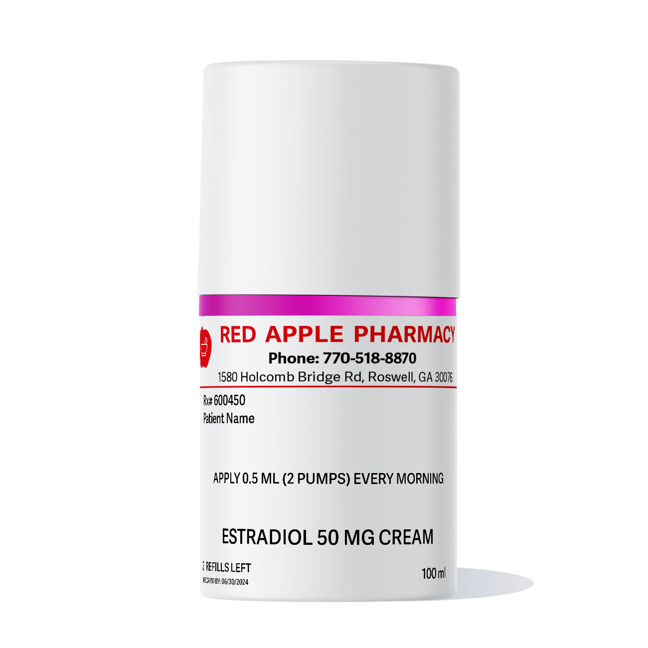 Estradiol Cream. (All strengths)