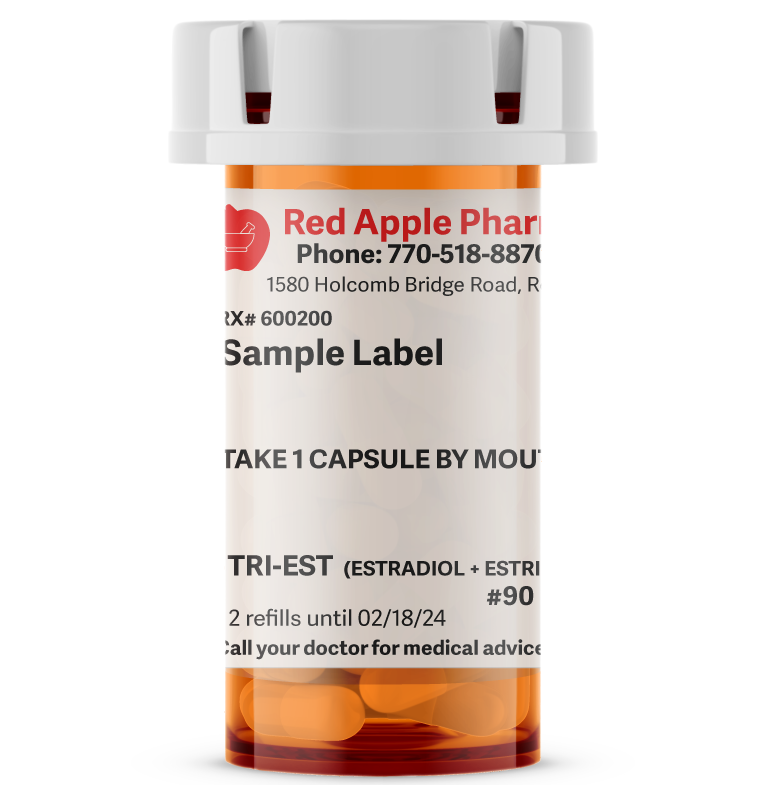 Tri-Est (Estradiol + Estriol + Estrone) All Strengths