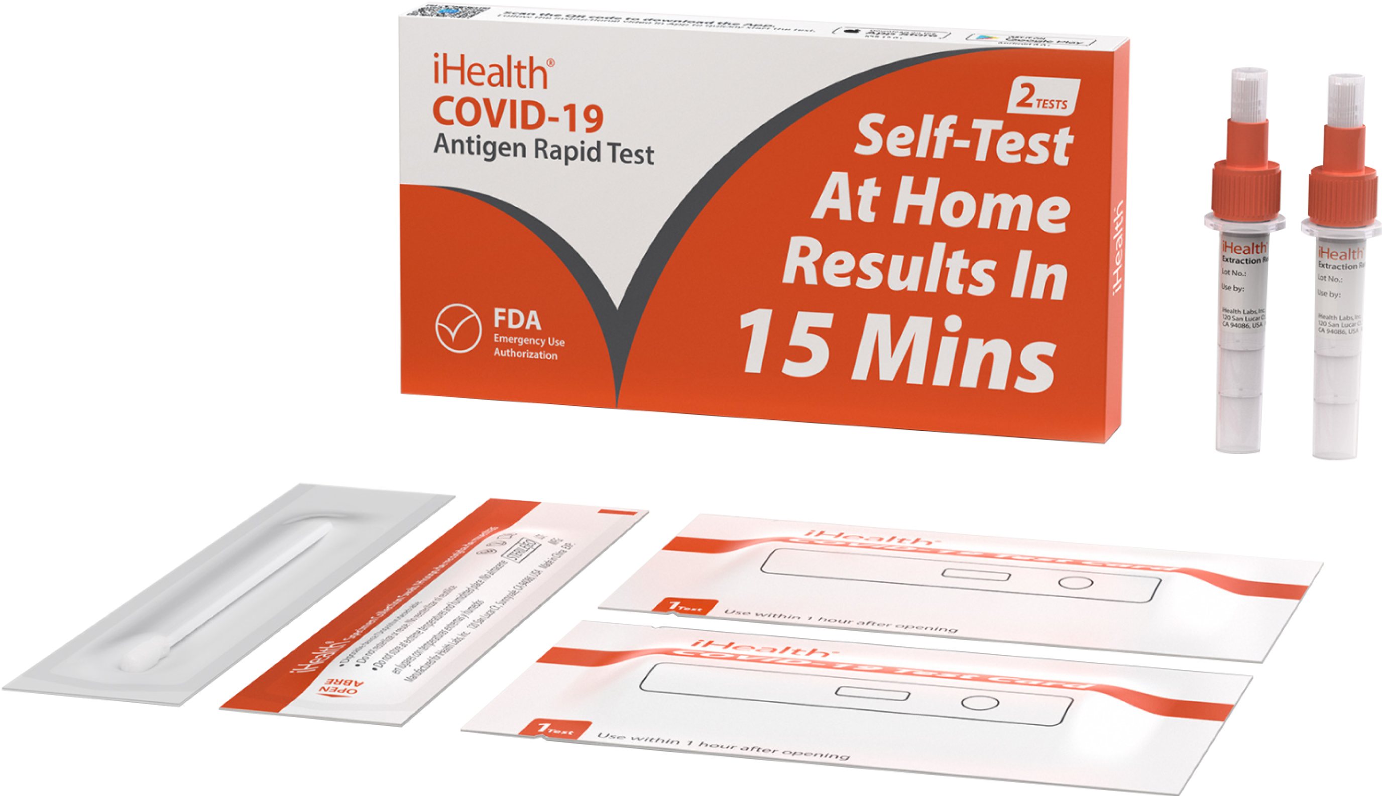 iHealth Covid-19 Home Test (Pick-Up Only. No Shipping)